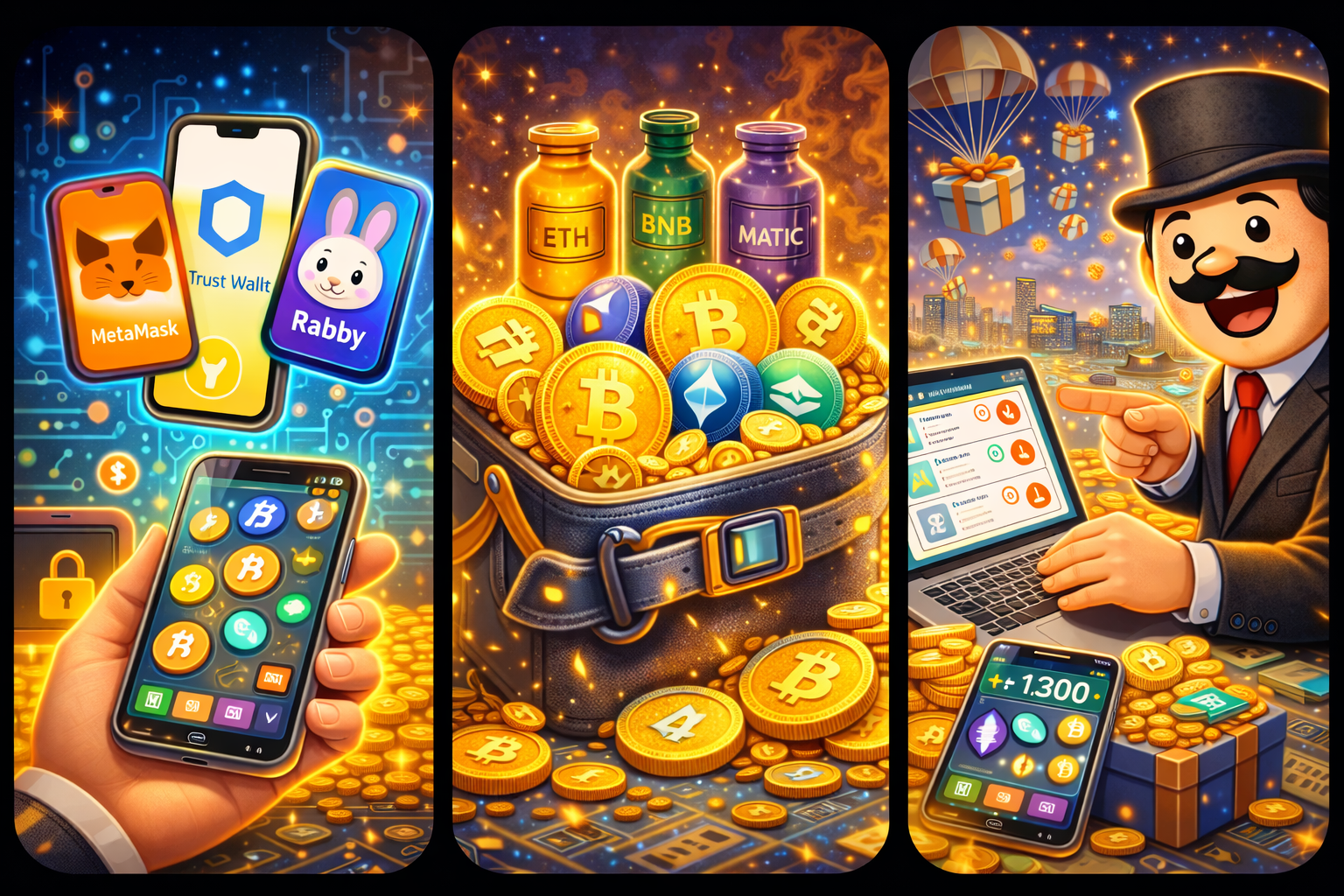 Airdrops: Criptomonedas Gratis