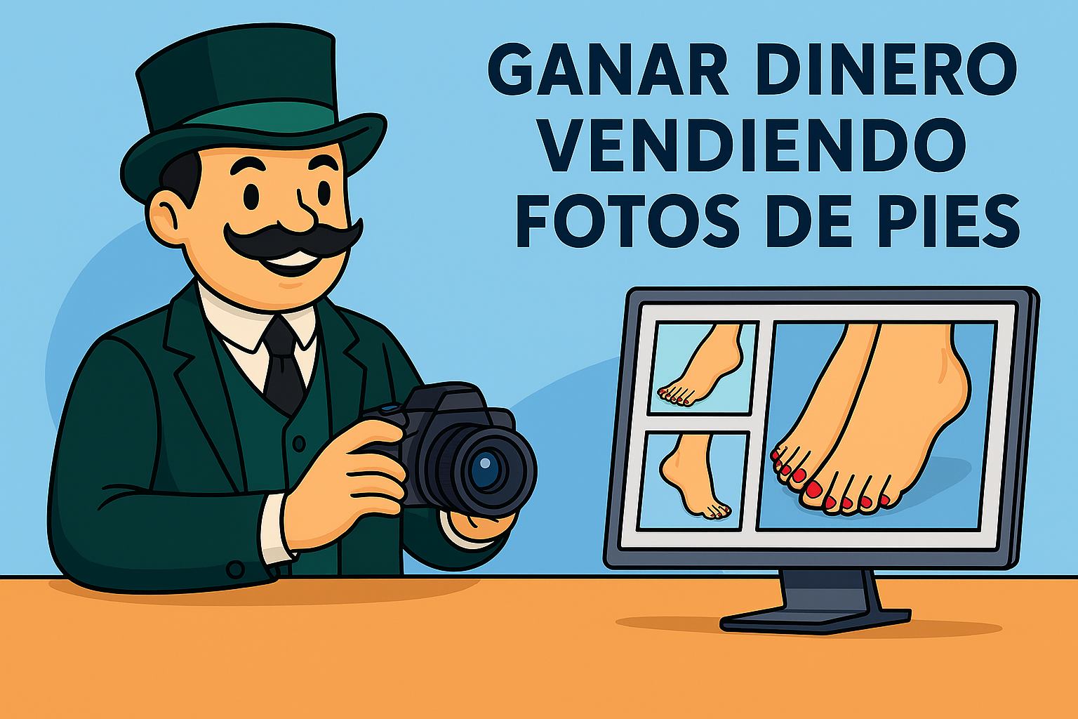 Ganar Dinero Vendiendo Fotos de Pies