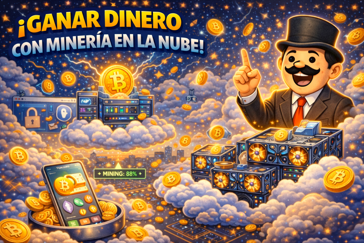 Ganar Dinero con Criptomonedas: Minería en la Nube