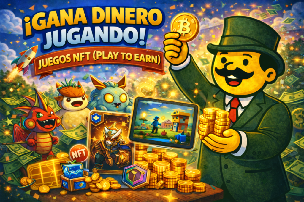 Ganar Dinero con Juegos Play to Earn (Crypto)