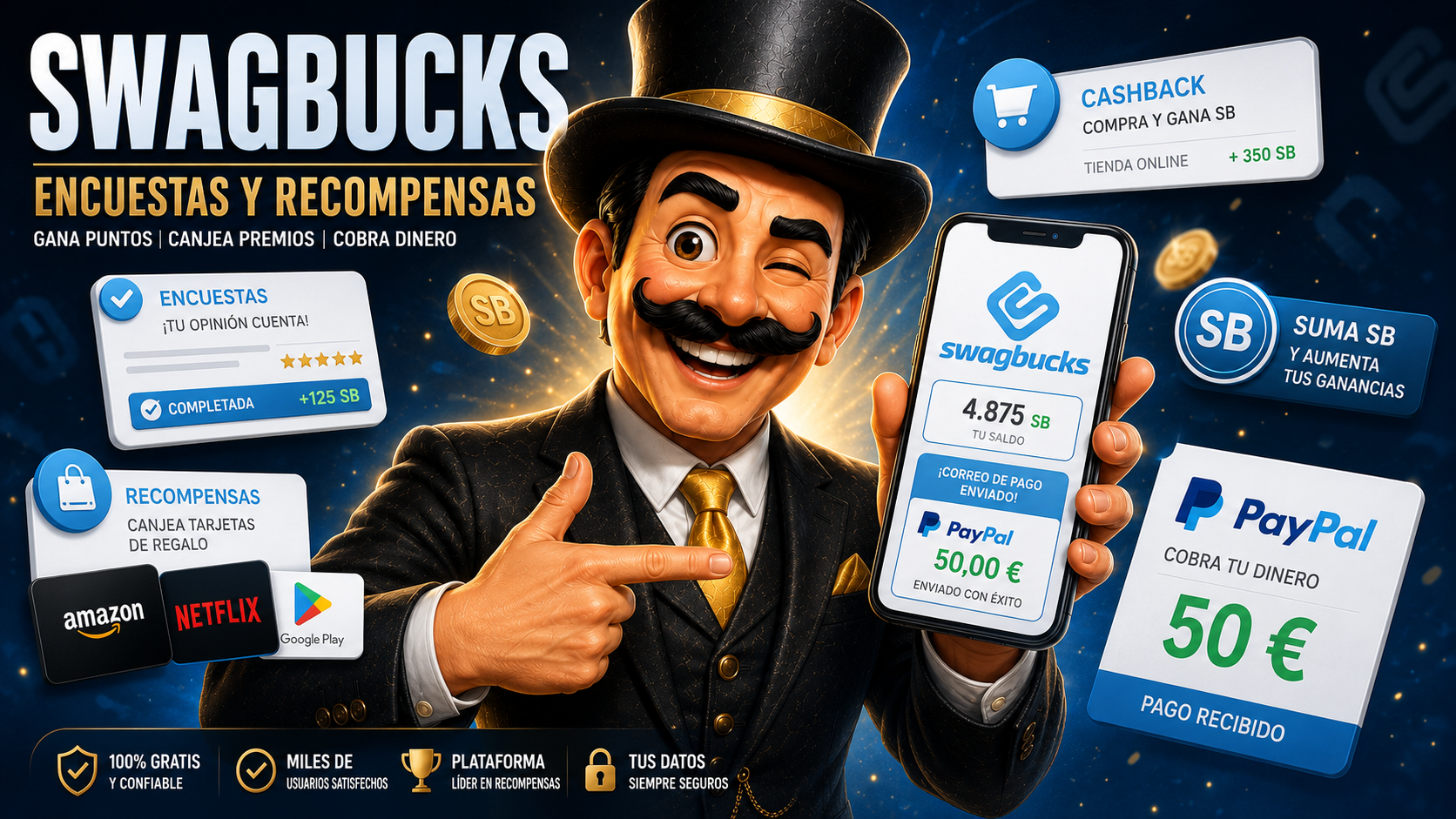 Swagbucks la mejor página de encuestas