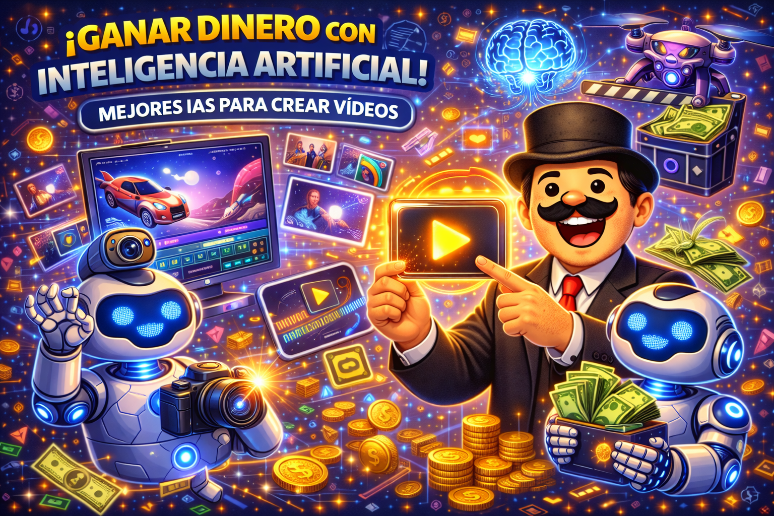 Mejores Inteligencias Artificiales para Crear Vídeos Gratis