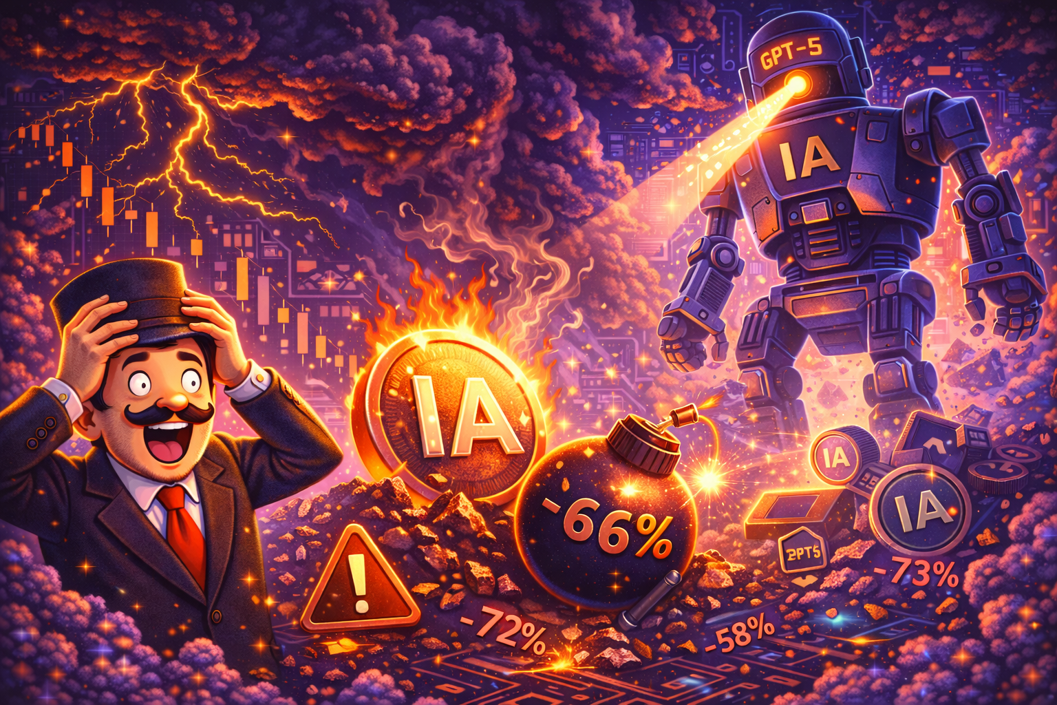 Riesgos de Invertir en Criptomonedas de IA