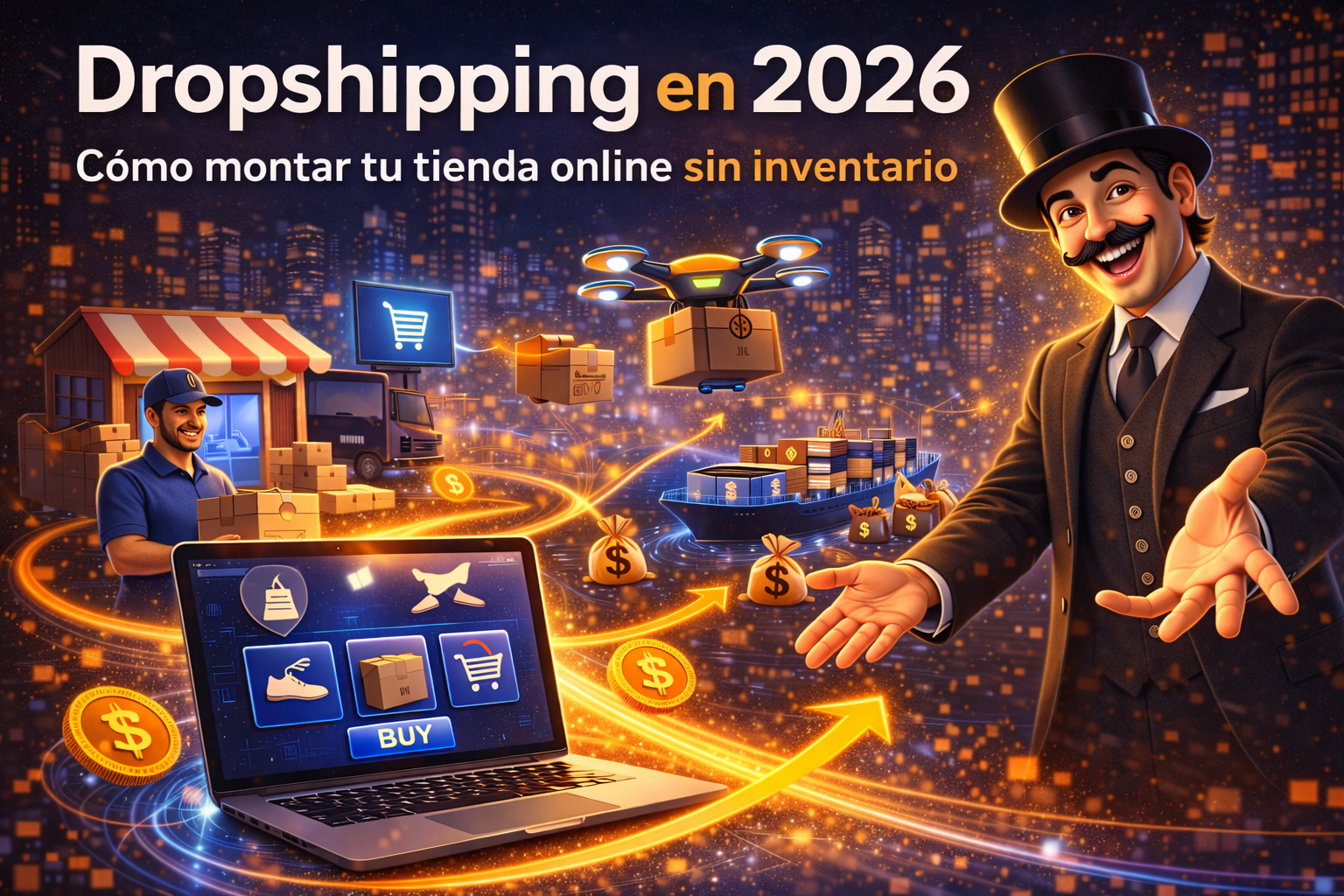 Dropshipping: Cómo Montar una Tienda Online sin Inventario