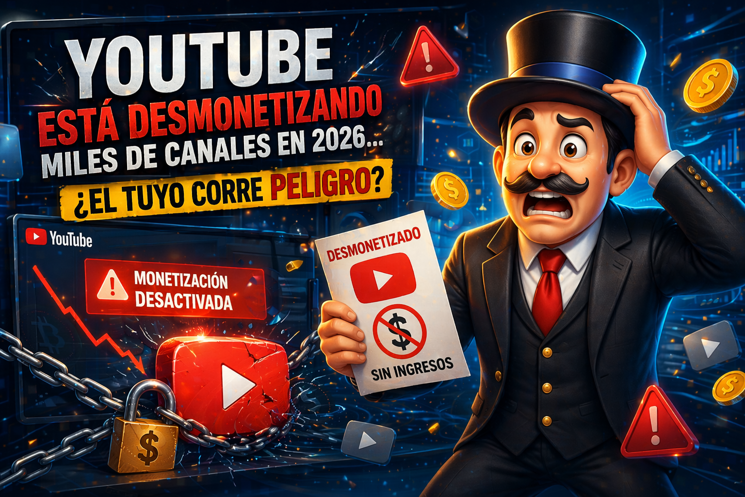 Desmonetización de Canal de YouTube