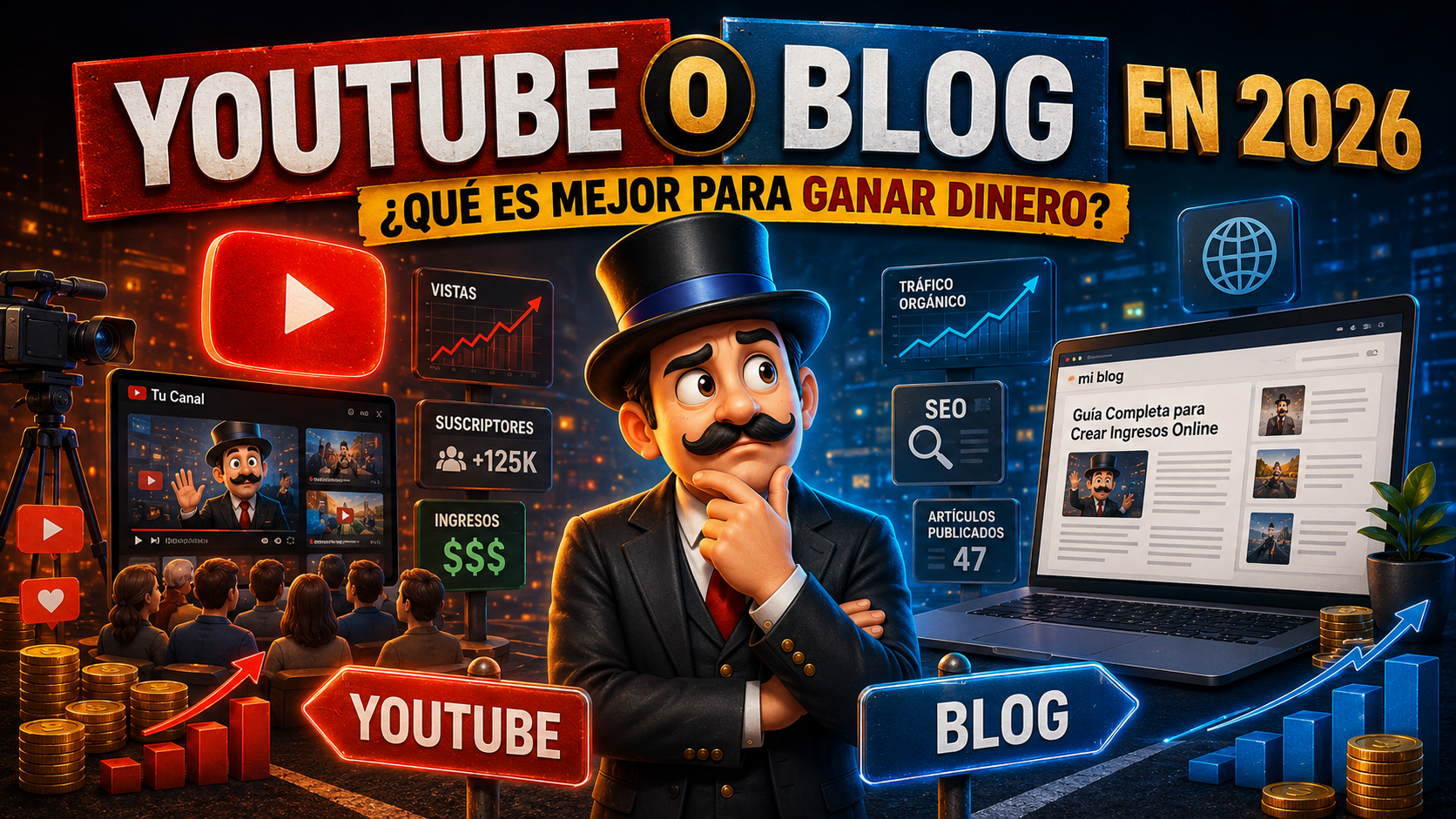 Crear un Blog o Abrir un Canal de YouTube