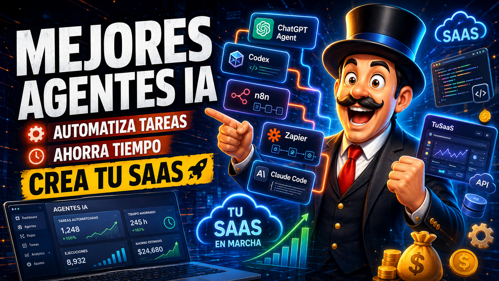Mejores Agentes IA para Crear SaaS