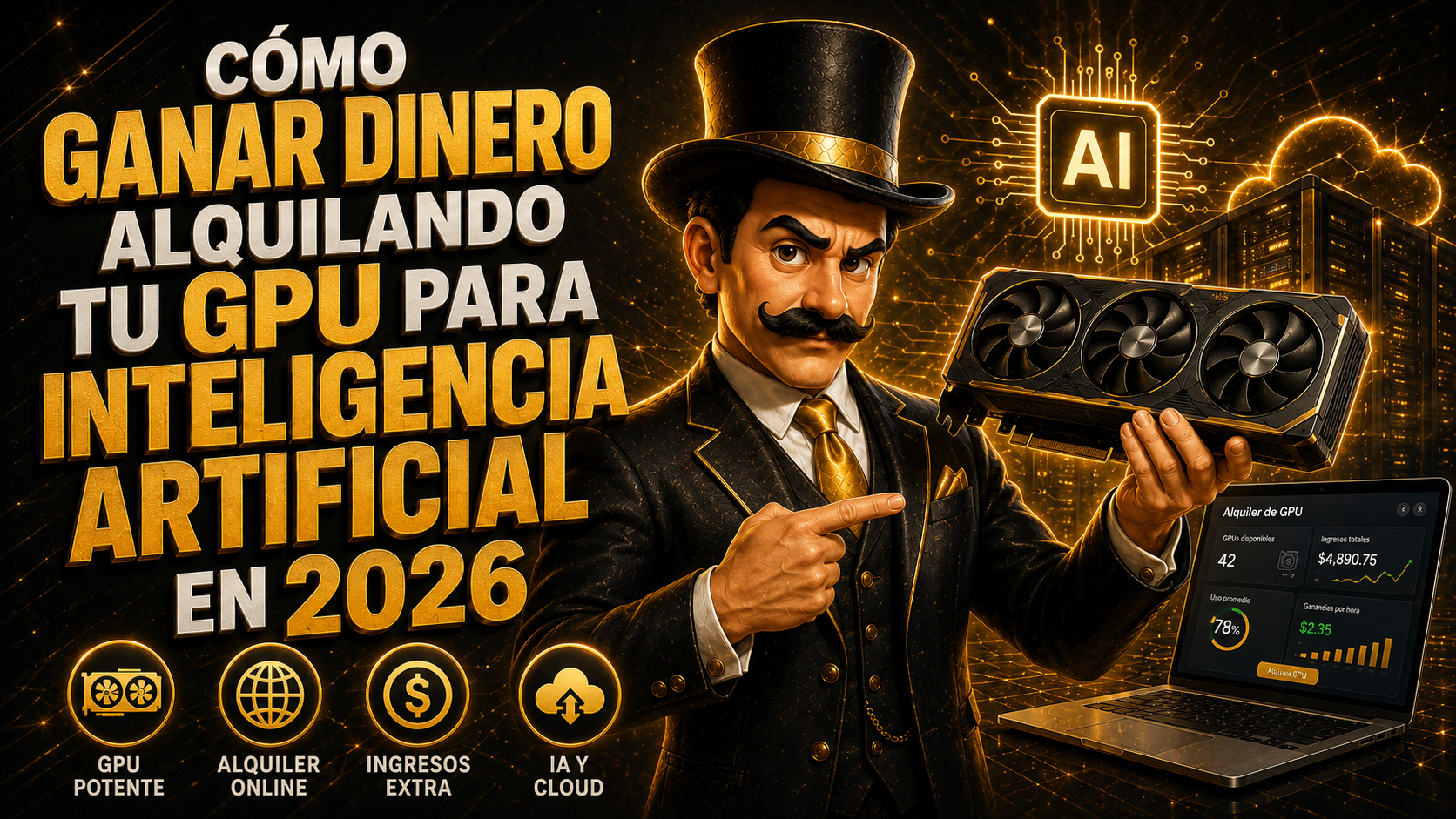Cómo Ganar Dinero Alquilando GPU IA