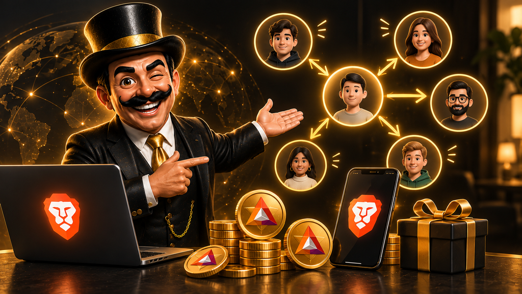 Brave tiene programa de referidos