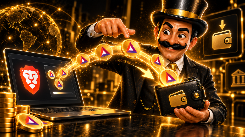 Cómo retirar los BAT de Brave Rewards